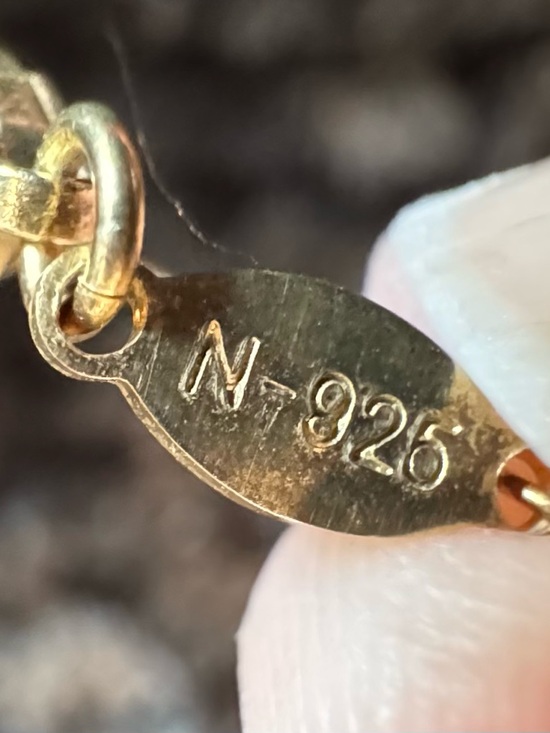 925 Sterling Silver Gold Evil Eye Necklace Crystal Turquoise Pendant Turkey - Picture 8 of 8